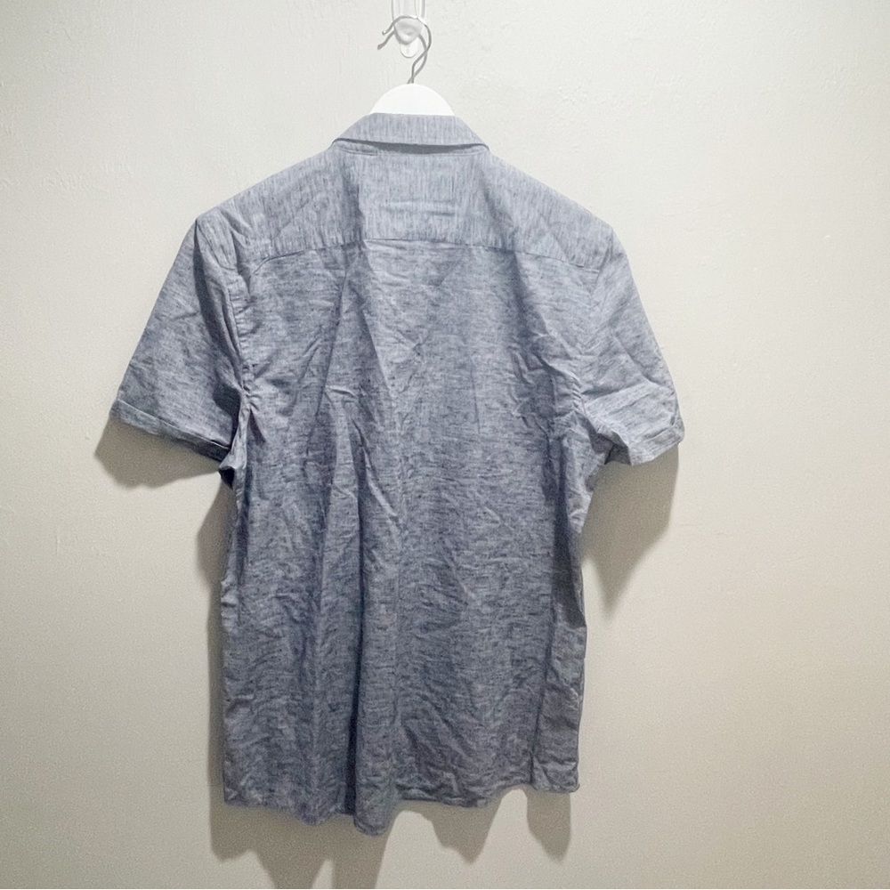 LARSSON & CO SPIRIT OF SCANDINAVIA Men’s Blue Short Sleeve Button Up Shirt M - Picture 3 of 10